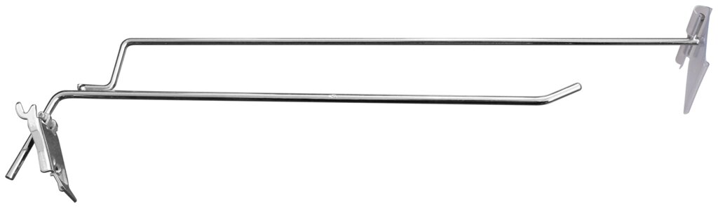 Крючок хромированный с защелкой, длина 330 мм от компании ТД МЕЛОЧевка (товары для дома от метизов до картриджей) - фото 1