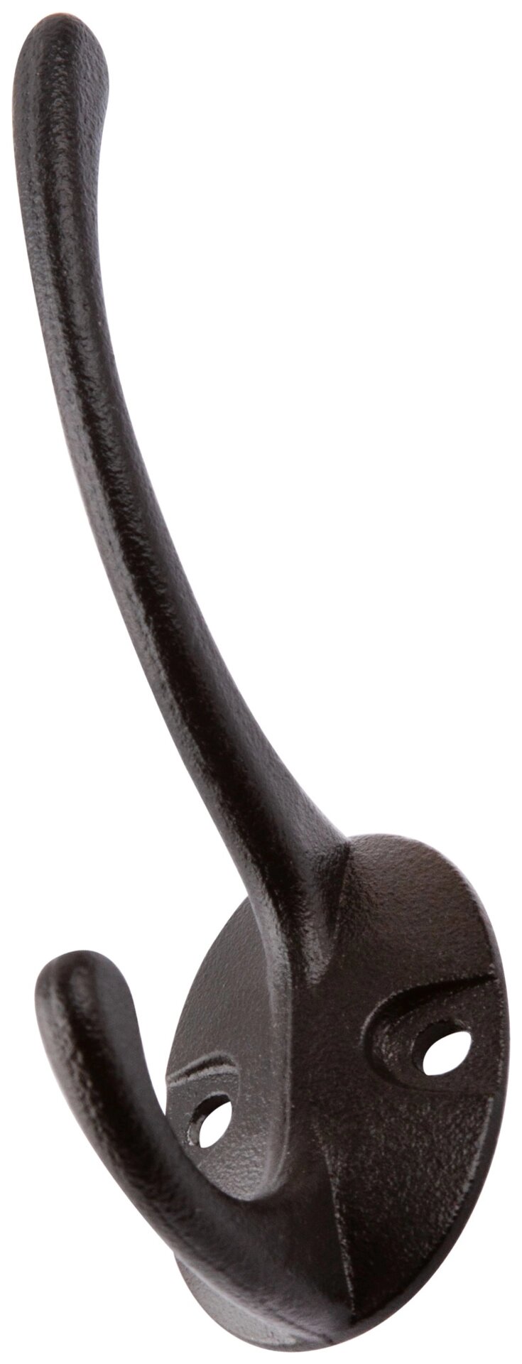Крючок-вешалка двойной, черный от компании ТД МЕЛОЧевка (товары для дома от метизов до картриджей) - фото 1