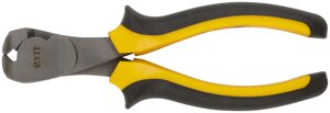 Кусачки торцевые "Стайл", мягкие прорезиненные черно-желтые ручки, молибденовое покрытие 160 мм