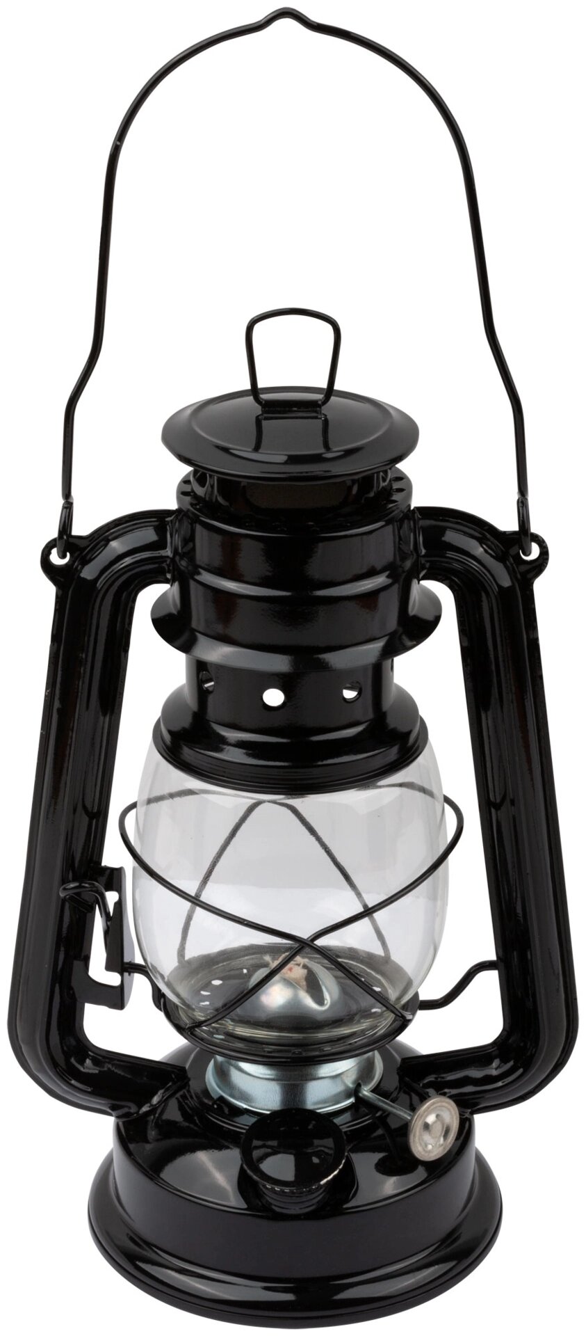 Лампа керосиновая черная 240 мм от компании ТД МЕЛОЧевка (товары для дома от метизов до картриджей) - фото 1