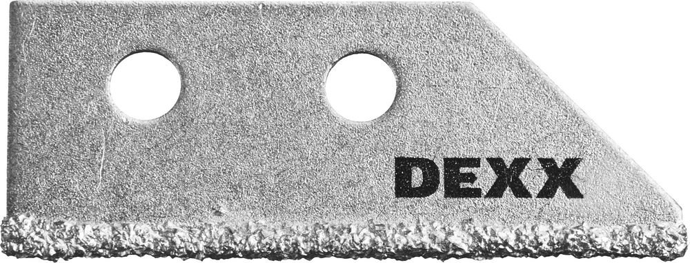 Лезвие DEXX сменное с карбидным напылением для скребка 33413, 1шт от компании ТД МЕЛОЧевка (товары для дома от метизов до картриджей) - фото 1