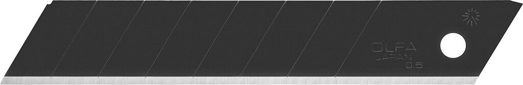 Лезвие OLFA EXCEL BLACK сегментированное, 8 сегментов, 18х100х0,5мм, 50шт от компании ТД МЕЛОЧевка (товары для дома от метизов до картриджей) - фото 1