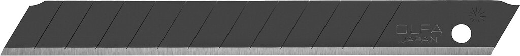 Лезвия OLFA сегментированные EXCEL BLACK, 9х80х0,38мм, 13 сегментов, 50шт от компании ТД МЕЛОЧевка (товары для дома от метизов до картриджей) - фото 1