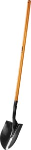 Лопата ″Профи-10″ штыковая для земляных работ, деревянный черенок, ЗУБР Профессионал