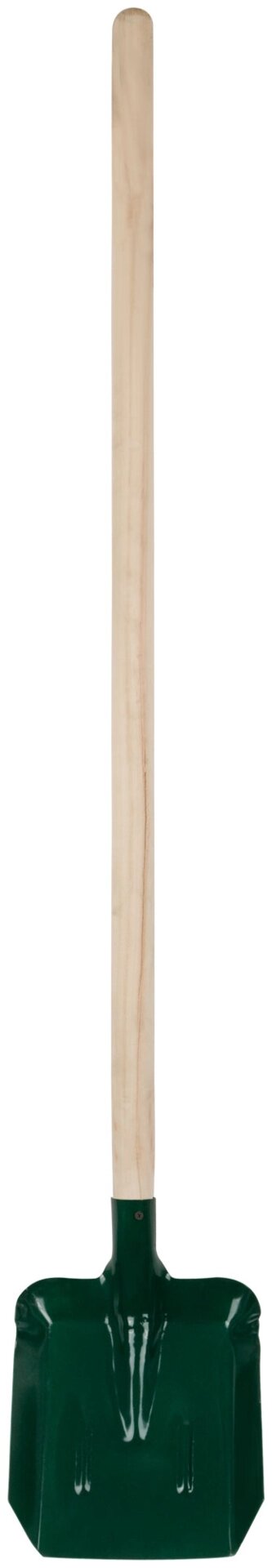 Лопата совковая с ребрами жесткости,с деревянным черенком  220х270х1450 мм от компании ТД МЕЛОЧевка (товары для дома от метизов до картриджей) - фото 1