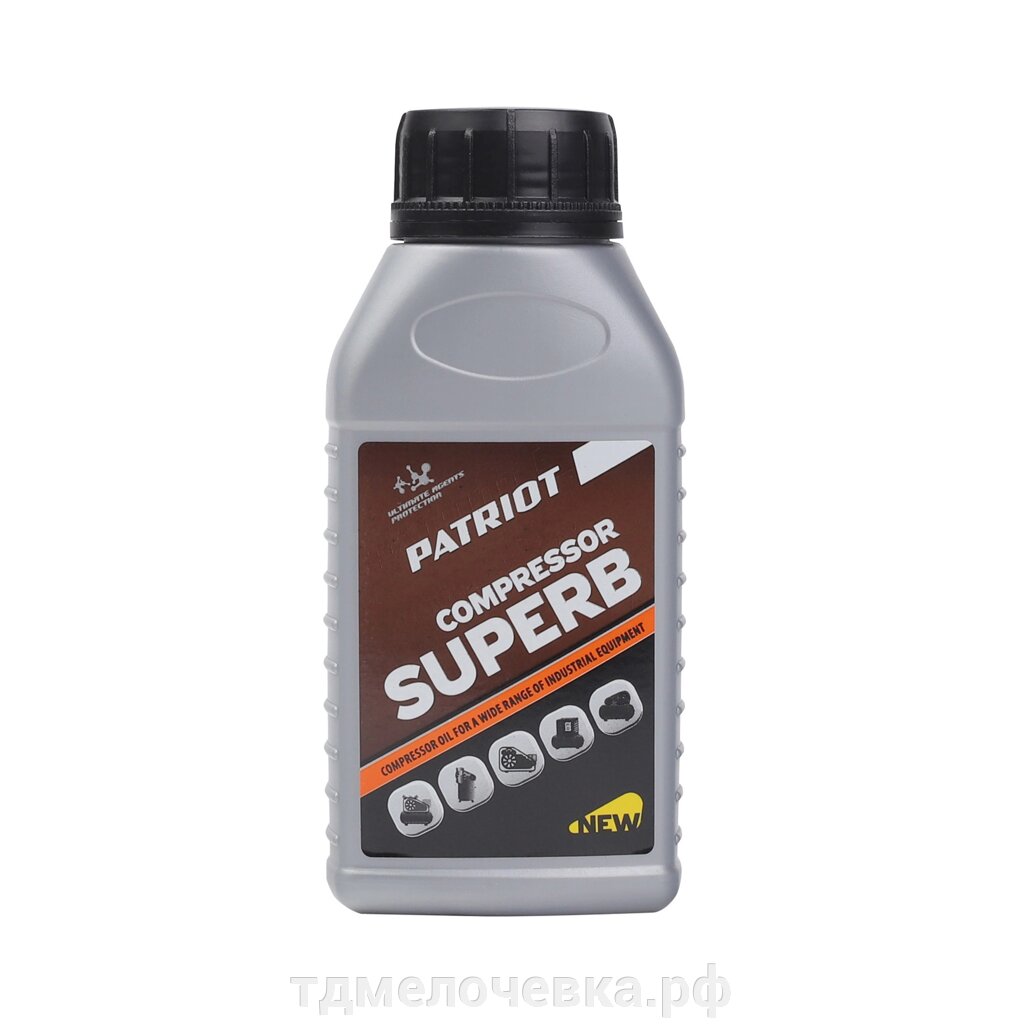 Масло PATRIOT COMPRESSOR OIL GTD 250/VG 100 от компании ТД МЕЛОЧевка (товары для дома от метизов до картриджей) - фото 1