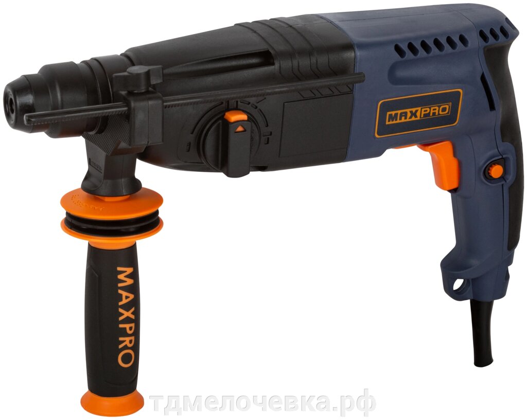 MAX-PRO Перфоратор монтажный MPRH620/24V, 620 Вт; 0-1000об/мин; 2,5Дж; 3 режима; Д/Б/М-30/24/13; 2,8кг; SDS-PLUS от компании ТД МЕЛОЧевка (товары для дома от метизов до картриджей) - фото 1