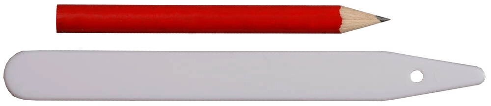 Набор меток-ориентиров GRINDA для засеянных грядок: 25 ярлыков (тип - ″полоска″) + карандаш, 125 мм от компании ТД МЕЛОЧевка (товары для дома от метизов до картриджей) - фото 1