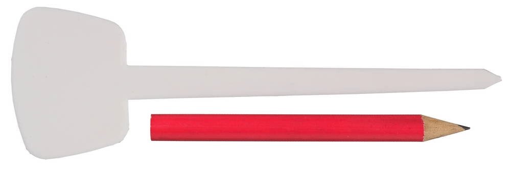Набор меток-ориентиров GRINDA для засеянных грядок: 25 ярлыков (тип - ″Т″) + карандаш, 125 мм от компании ТД МЕЛОЧевка (товары для дома от метизов до картриджей) - фото 1