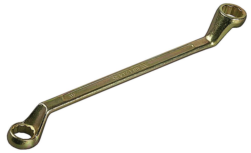 Накидной гаечный ключ изогнутый 20 х 22 мм, STAYER от компании ТД МЕЛОЧевка (товары для дома от метизов до картриджей) - фото 1