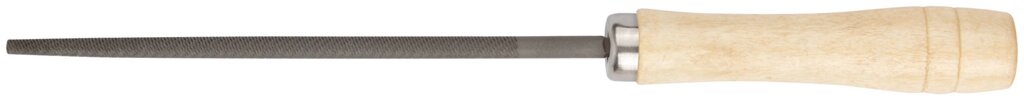 Напильник, деревянная ручка, круглый 150 мм от компании ТД МЕЛОЧевка (товары для дома от метизов до картриджей) - фото 1