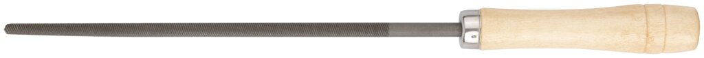 Напильник, деревянная ручка, круглый 200 мм от компании ТД МЕЛОЧевка (товары для дома от метизов до картриджей) - фото 1