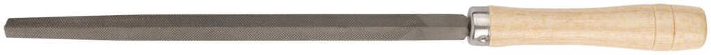Напильник, деревянная ручка, трехгранный 200 мм от компании ТД МЕЛОЧевка (товары для дома от метизов до картриджей) - фото 1