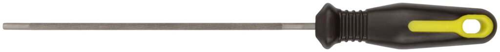 Напильник для заточки цепей бензопил круглый, с прорезиненной ручкой 200 х 4,8 мм от компании ТД МЕЛОЧевка (товары для дома от метизов до картриджей) - фото 1