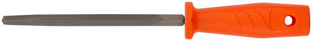 Напильник, пластиковая ручка, трехгранный 150 мм от компании ТД МЕЛОЧевка (товары для дома от метизов до картриджей) - фото 1