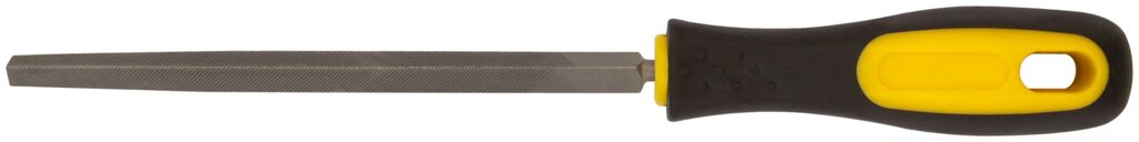Напильник, прорезиненная ручка, трехгранный 150 мм от компании ТД МЕЛОЧевка (товары для дома от метизов до картриджей) - фото 1