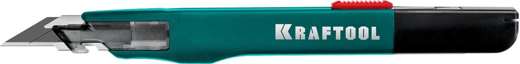 Нож для точного реза с автостопом GRAND-9, сегмент. лезвия 9 мм, KRAFTOOL от компании ТД МЕЛОЧевка (товары для дома от метизов до картриджей) - фото 1