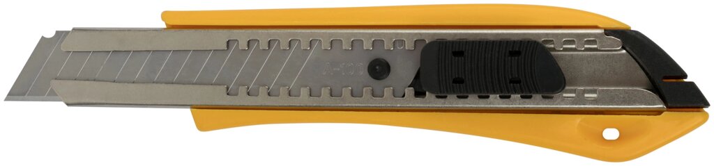 Нож технический 18 мм усиленный пластиковый, лезвие 15 сегментов от компании ТД МЕЛОЧевка (товары для дома от метизов до картриджей) - фото 1
