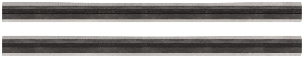 Ножи для рубанка электрического двусторонние, HSS сталь, набор 2 шт.,  82х5,5 мм от компании ТД МЕЛОЧевка (товары для дома от метизов до картриджей) - фото 1