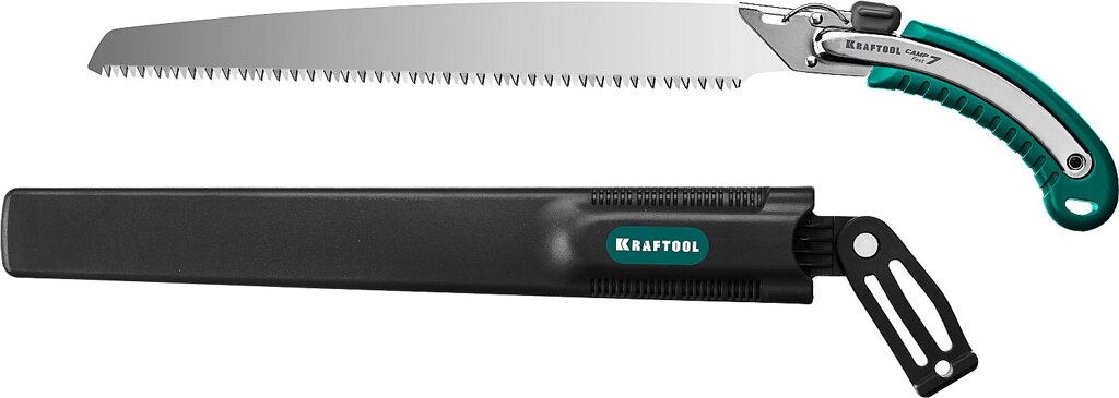 Ножовка для быстрого реза сырой древесины KRAFTOOL 350 мм, CAMP Fast 7 от компании ТД МЕЛОЧевка (товары для дома от метизов до картриджей) - фото 1