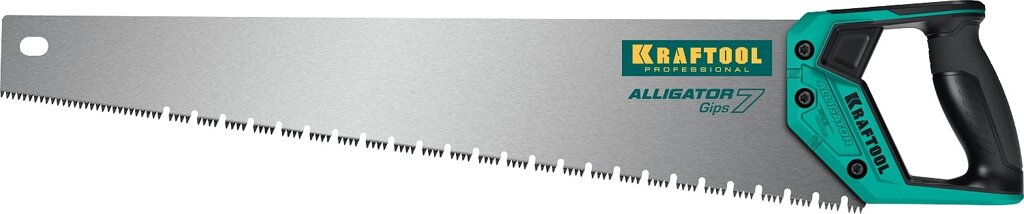 Ножовка для гипса ″Alligator GIPS 7″, 550 мм, 7 TPI специальный зуб, KRAFTOOL от компании ТД МЕЛОЧевка (товары для дома от метизов до картриджей) - фото 1