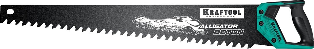 Ножовка по бетону (пила) ″Alligator BETON″ 700 мм, твердосплавные напайки, для пиления блоков чистого бетона, KRAFTOOL от компании ТД МЕЛОЧевка (товары для дома от метизов до картриджей) - фото 1
