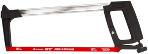 Ножовка по металлу 300 мм Профи (регулир. натяг, возможность работы под углом 45 гр. полотно Bi-Metal