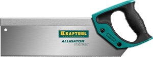 Ножовка с обушком для стусла (пила) KRAFTOOL ″Alligator TENON 15″14 /15 TPI, 300 мм, специальный зуб