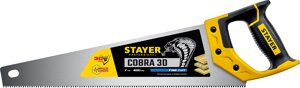 Ножовка универсальная (пила) Cobra 3D″ 400мм, 7TPI, 3D зуб, точн. рез вдоль и поперек волокон, для средних заготовок