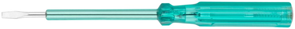 Отвертка индикаторная, зеленая ручка, 100-500 В, 190 мм от компании ТД МЕЛОЧевка (товары для дома от метизов до картриджей) - фото 1