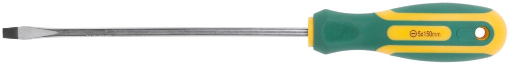 Отвертка "Контур", CrV сталь, прорезиненная ручка  5х150 мм SL от компании ТД МЕЛОЧевка (товары для дома от метизов до картриджей) - фото 1