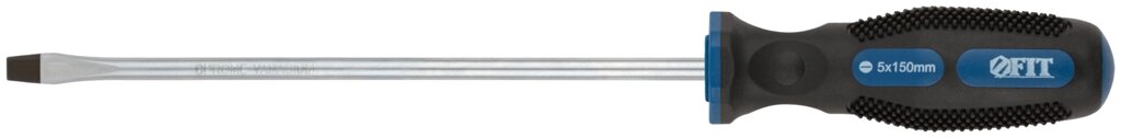 Отвертка "Универсал", CrV сталь, прорезиненная ручка, Профи  5х150 мм SL от компании ТД МЕЛОЧевка (товары для дома от метизов до картриджей) - фото 1