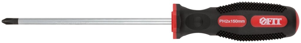 Отвертка "Универсал", CrV сталь, прорезиненная ручка, Профи  6х150 мм РН2 от компании ТД МЕЛОЧевка (товары для дома от метизов до картриджей) - фото 1