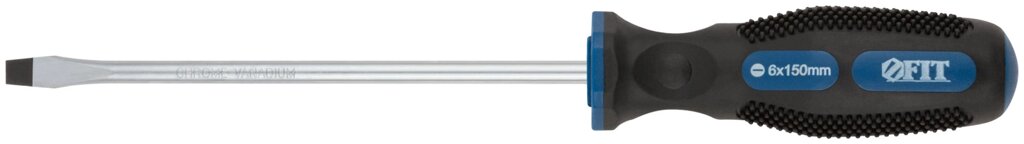 Отвертка "Универсал", CrV сталь, прорезиненная ручка, Профи  6х150 мм SL от компании ТД МЕЛОЧевка (товары для дома от метизов до картриджей) - фото 1