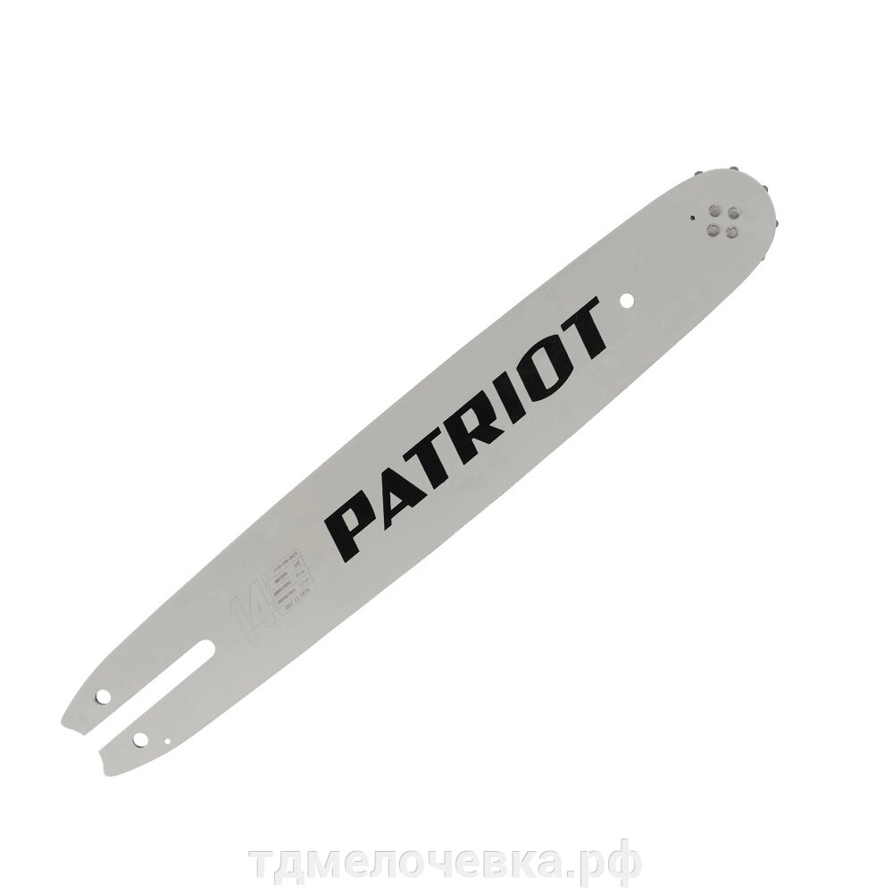 PATRIOT Шина пильная P140SPEA074 (14quot;, 3/8quot;, 1.3 мм, 50 звеньев) от компании ТД МЕЛОЧевка (товары для дома от метизов до картриджей) - фото 1