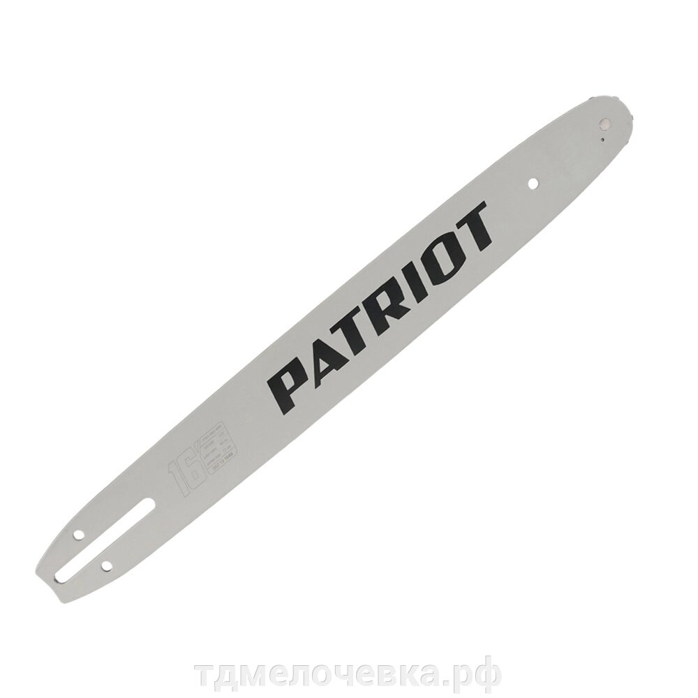 PATRIOT Шина пильная P164MLEA041 (16quot;, 3/8quot;, 1.1 мм, 56/57 звеньев) от компании ТД МЕЛОЧевка (товары для дома от метизов до картриджей) - фото 1