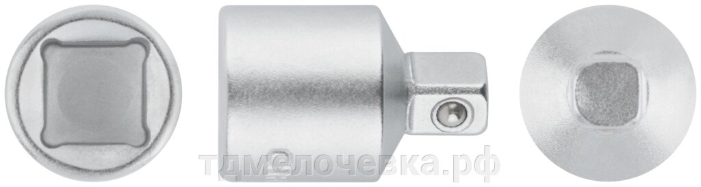 Переходник для воротка CrV Профи 1/4" (П) - 3/8" (М) от компании ТД МЕЛОЧевка (товары для дома от метизов до картриджей) - фото 1