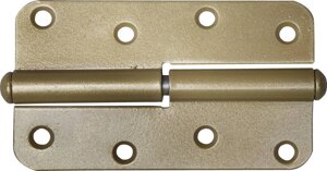 Петля накладная стальная ″ПН-110″цвет бронзовый металлик, правая, 110мм