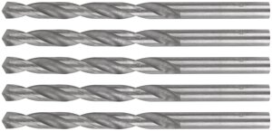 Сверла по металлу HSS, угол заточки 118°, 6,0 x 93 мм, (5 шт.)