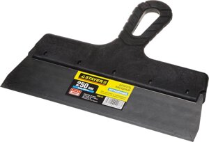 STAYER PROFlat, 250 мм, пластиковая ручка, нержавеющий фасадный шпатель, Professional (1008-25)