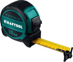 KRAFTOOL Extrem, 10 м х 32 мм, рулетка со сверх широким полотном (34127-10)