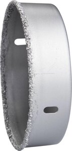 Коронка-чашка ЗУБР ″ЭКСПЕРТ″ с карбид-вольфрамовой крошкой, высота 25мм, 102мм