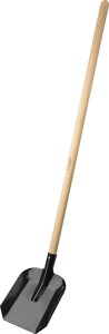 Совковая лопата ЗУБР МАСТЕР, ЛСП, деревянный черенок, 1450 мм.