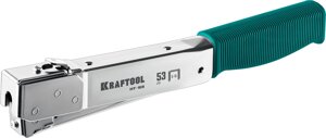 KRAFTOOL HAMMER TACKER, тип 53 (A/10/JT21) 23GA (6 - 10 мм), высокоскоростной стальной скобозабиватель (3153)