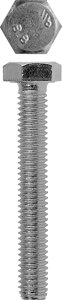 ЗУБР DIN 933, кл. пр. 5.8, M12 х 50 мм, цинк, 3 шт, болт (4-303076-12-050)