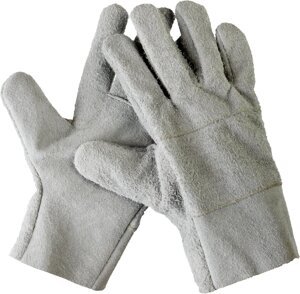 Спилковые перчатки СИБИН рабочие, XL