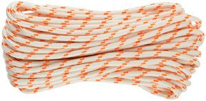 Фал капроновый плетеный 24-х прядный с сердечником 10 мм х 20 м, р/н= 1600 кгс