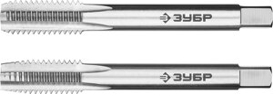 ЗУБР М10x1.5мм, комплект метчиков, сталь Р6М5, машинно-ручные