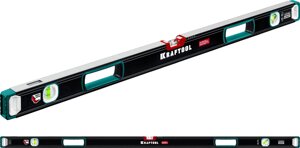 KRAFTOOL A-RATE CONTROL, 1500 мм, точность 0.3 мм/м, с инновационным зеркальным глазком, сверхпрочный уровень