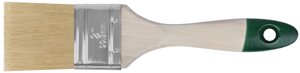 Кисть флейцевая "Хард", натуральная светлая щетина, деревянная ручка 2" (50 мм)